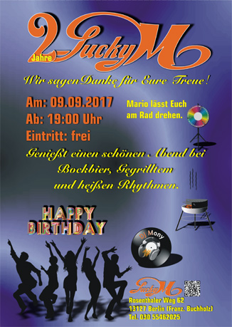 2-Jahre-Treue-Party im Lucky M.