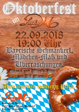 Oktoberfest im Lucky M.