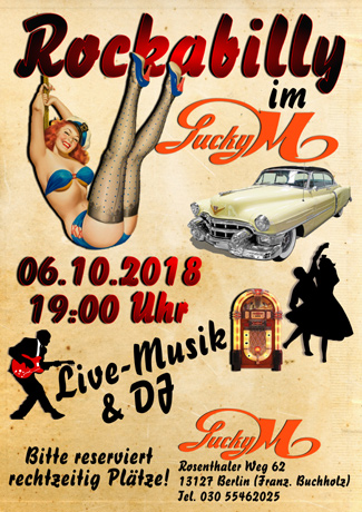 Rockabilly-Party im Lucky M.