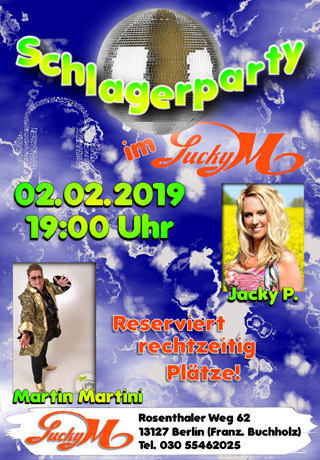 Schlagerparty im Lucky M.
