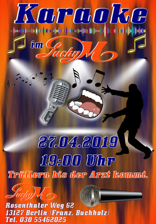 Karaokeparty im Lucky M., ab 19 Uhr