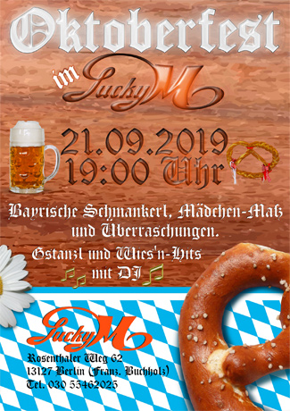 Oktoberfest im Lucky M.