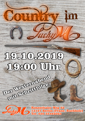 Country / Line Dance: Der Westernabend mit Schrittfolge