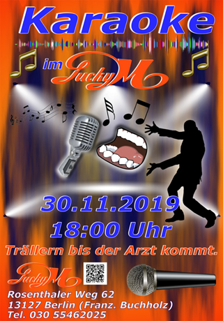 Karaokeparty im Lucky M., ab 18 Uhr