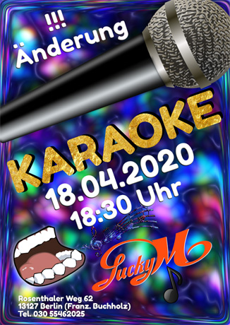Karaoke im Lucky M.