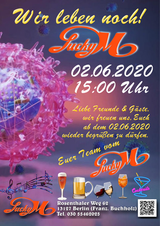 Endlich: ReOpening im Lucky M.