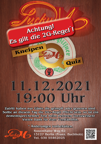 Kneipenquiz im Lucky M.